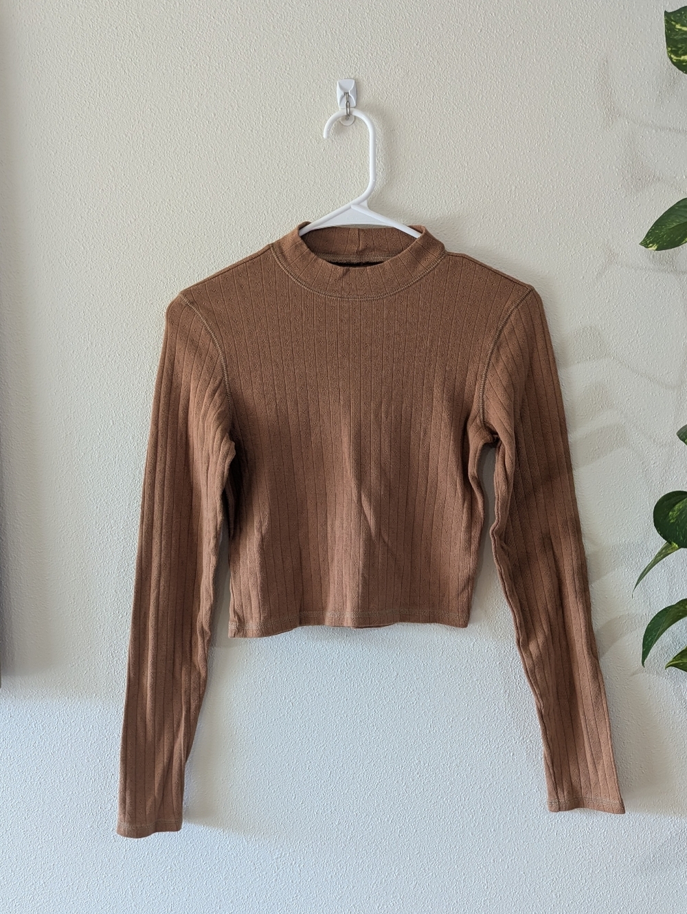 AE Pointelle Crop Top